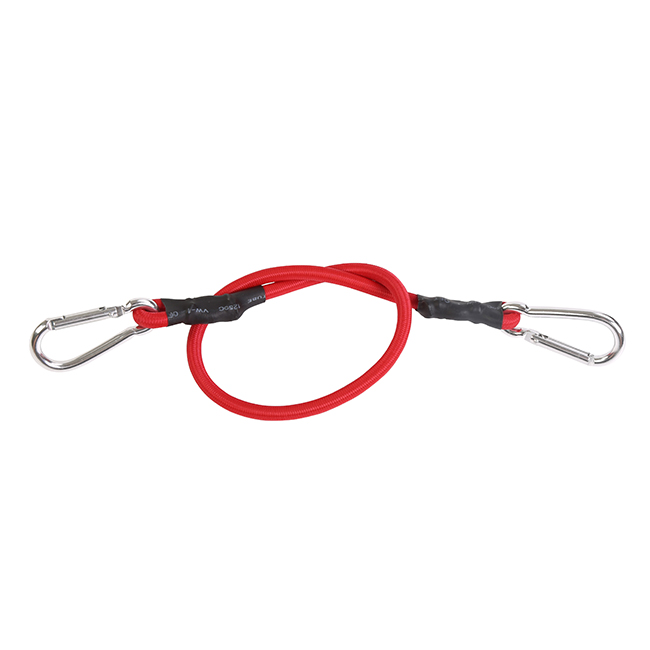 24 Inch(60cm) Bungee Cord with Carabiner Hook